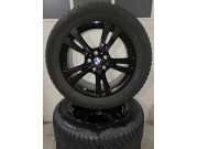 Roues hiver Origine BMW X1 F48 X2 F39 rayons doubles 385 noir Bridgestone 225/55R17