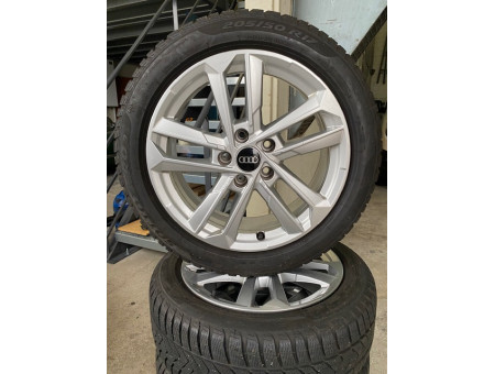 Roues hiver Origine Audi A3 GY 17 pouces 5-rayons-V Pirelli 205/50R17 93H 8Y0601025L