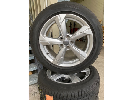 Winter wheels Original Audi A6 F2 C8 5 V-spoke Pirelli 225/55 R18 4K0601025D