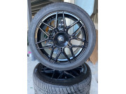 Winterräder Original Königsräder Typ KR2 black glossy 8.5Jx19 H2 245/45R19 DOT2023 SUPERIA KBA 53137