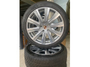 Winter wheels Original Porsche Taycan Tequip Design rims 9J x 20 ET54 + 11J x 20 ET60, Goodyear 245/45 + 285/40 R20 9J1073600G