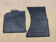 Original 1 Satz (2-teillig) Fussmatten (Gummi) Vorn Links & Rechts satinschwarz 8R1061501 041