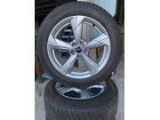 Original Audi A6 F2 C8 5-spoke winter wheels, Bridgestone 225/55 R18, 4K0601025D